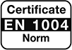 Zertifizierung nach EN 1004