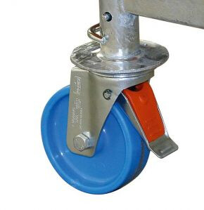 Fahrrollensatz Durchmesser 125 mm f�r ClimTec-Ger�ste - 714169