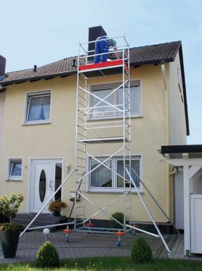 KRAUSE MobilTec Mobilger�st AH 6,85 m inkl. Rollen 125 mm - 600073