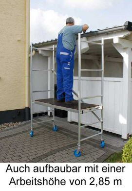 KRAUSE MobilTec Mobilger�st AH 6,85 m inkl. Rollen 125 mm - 600073