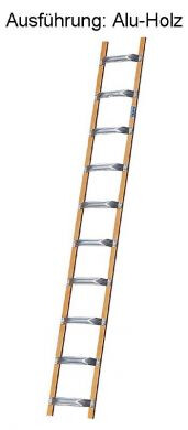 KRAUSE Dachleiter Alu L�nge 5,05 m 18 Spr. - 804358