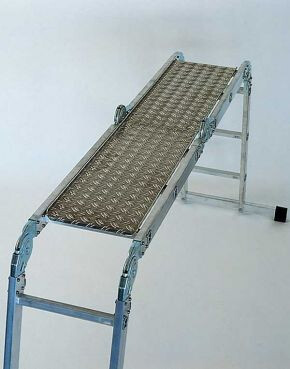 G�NZBURGER Alu-Riffelblechbelag f�r Gelenkleiter 31314 - 30304