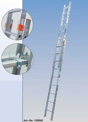 KRAUSE Leiter Fabilo Schiebeleiter 2x9 Sprossen - 120540