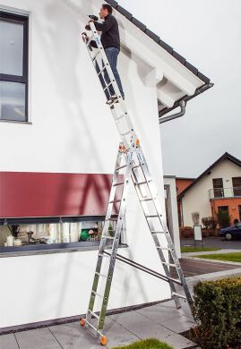 KRAUSE Leiter Tribilo Vielzweckleiter 3x10 Sprossen - 120618