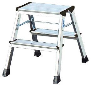 KRAUSE Tritt Rolly Doppel-Klapptritt 2x2 Alu - 130037