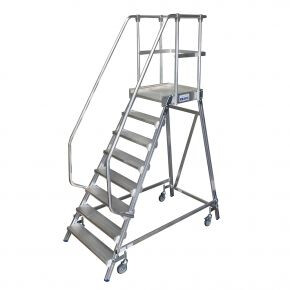 KRAUSE Podestleiter einseitig 1x8 Stufen - 820181