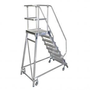 KRAUSE Podestleiter einseitig 1x8 Stufen - 820181