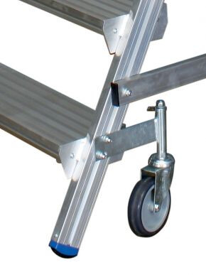 KRAUSE Podestleiter einseitig 1x8 Stufen - 820181