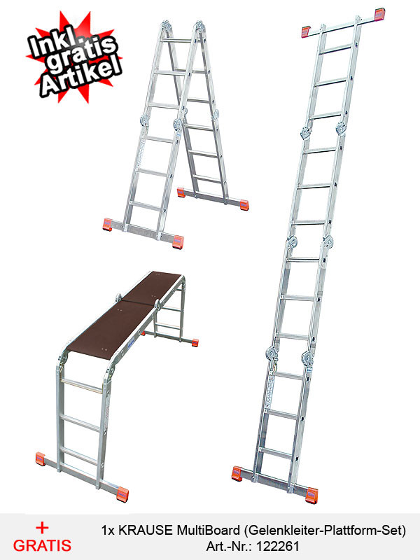 KRAUSE Gelenkleiter Multimatic