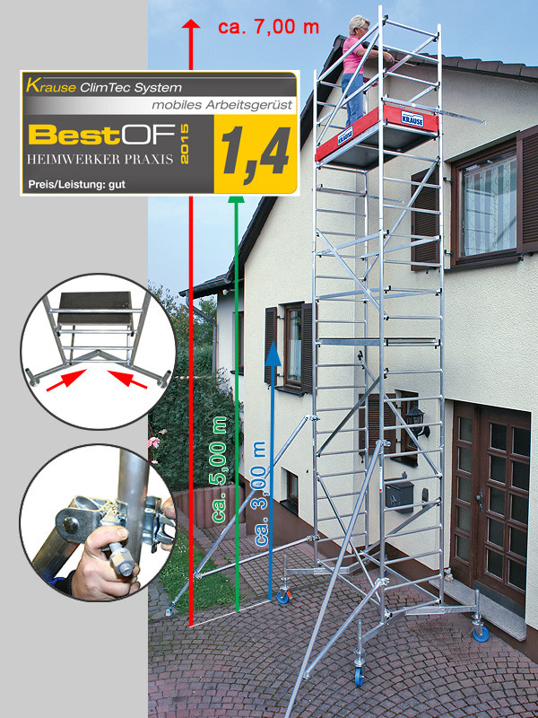 KRAUSE ClimTec Fahrgerüst AH 3,00