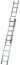 Hailo Leiter Alu ProfiStep duo Schiebeleiter 2x18