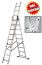 Hailo ProfiStep combi Kombileiter 3x9 & gratis Tritt SPARSET