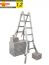 KRAUSE Leiter TeleVario Gelenkleiter Teleskopleiter 4x4 Sprossen