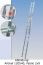 KRAUSE Leiter Fabilo Schiebeleiter 2x15 Sprossen