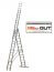KRAUSE Leiter Tribilo Vielzweckleiter 3x14 Sprossen