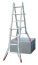 KRAUSE Leiter TeleMatic Gelenk-Teleskopleiter 4x4 Sprossen