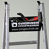 MUNK Günzburger Werkzeugablage für Sprossen-Stehleiter