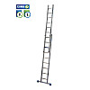KRAUSE STABILO Schiebeleiter / 2x9 Sprossen/Stufen - gemäß TRBS 2121-2