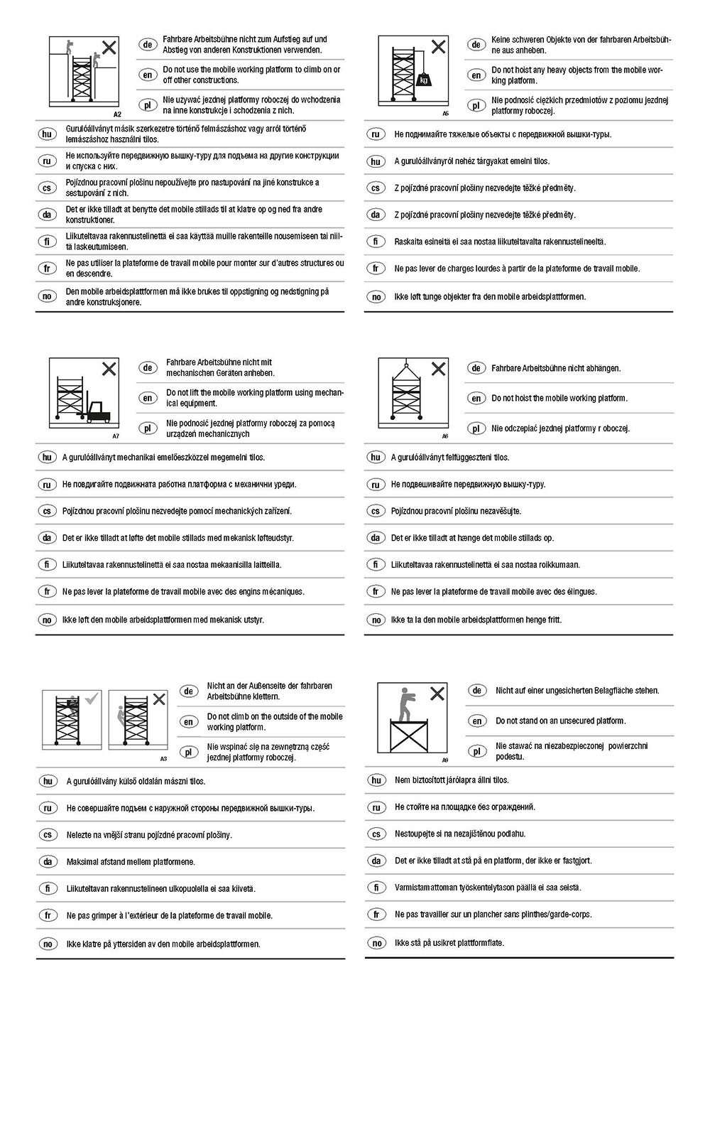 GPSR Sicherheitshinweis