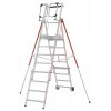 HYMER ProTect+ teleskopierbare Plattformleiter 8484 8 Sprossen