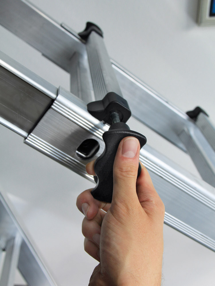 Munk Nachrüst-Traverse 0,93m - Für Aluminium-Leitern Mit Holmhöhe 73