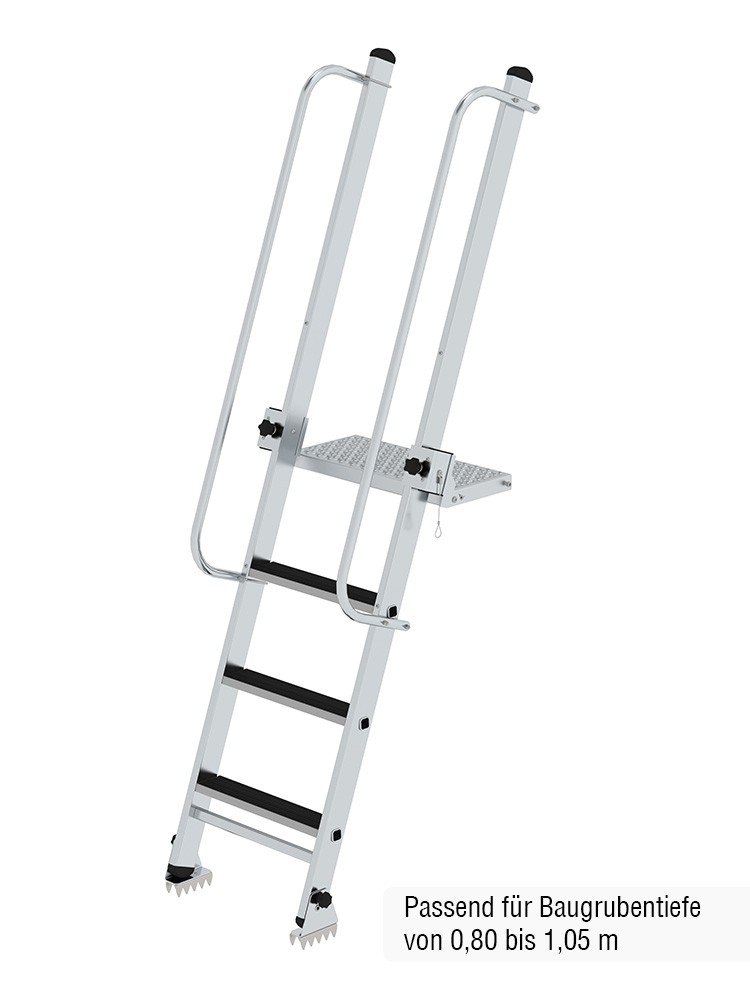 PTHDEW 2x Wohnmobil Trittstufen Matten Grau - Verstellbare Fußmatten Mit Schnallen