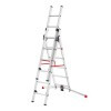 Hailo S100 ProfiLOT - Kombileiter 2x6 + 1x5 Sprossen (gefertigt nach neuer Norm)
