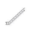 KRAUSE Alu-Treppe für Treppengerüst STABILO Serie 5500