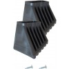 KRAUSE Kunststoff Fußkappen-Set XL 40, links und rechts