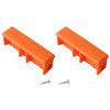 KRAUSE MONTO Kopfstopfen (Paar) 97x25 mm | Farbe: Orange