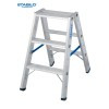 KRAUSE STABILO Stufen-Doppelleiter / 2x3 Stufen / gemäß TRBS 2121-2