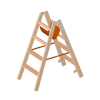 Layher Stufen-Holz-Stehleiter