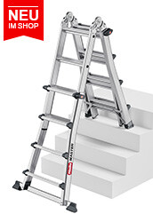 Hailo Master M100 Stufen-Teleskopleiter