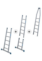 KRAUSE Sprossen-Glasreinigerleiter