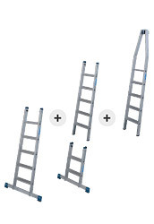KRAUSE Stufen-Glasreinigerleiter / TRBS 2121-2