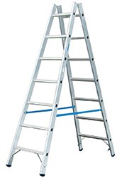 KRAUSE STABILO Profi Sprossen-Doppelleiter
