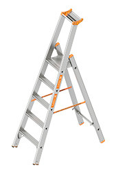 Layher Stufen-Stehleiter TOPIC 1064 / TRBS 2121-2