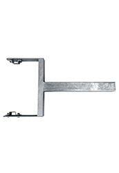 KRAUSE Wandhalter seitlich an Stütze