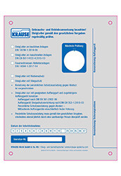 KRAUSE Kennzeichnungsschild