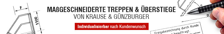 Maßgeschneiderte Treppen & Überstiege von KRAUSE & GÜNZBURGER