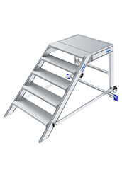 KRAUSE Podesttreppe, fahrbar