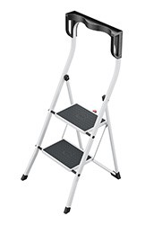 Hailo K75 Stahl-Klapptritt mit Sicherheitsbügel