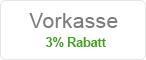 Bezahlen per Vorkasse und 3% Rabatt sichern