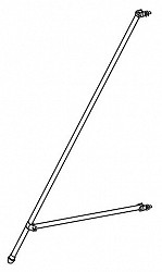 HYMER Ausleger Basisteil Länge 2,55 Meter 707035 HYMER Ausleger Basisteil Länge 2,55 Meter 707035