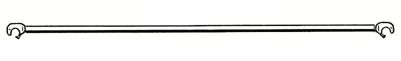 HYMER Diagonale/Verstrebung 637827 / Länge: 2,45 m