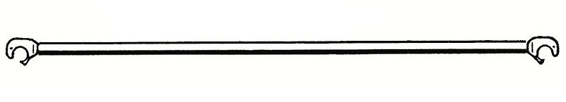 HYMER Verstrebung 617828 / Länge 1,90 m