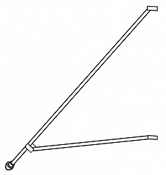 HYMER Ausleger 637136 / Länge: 2,70 m HYMER Ausleger 637136 / Länge: 2,70 m