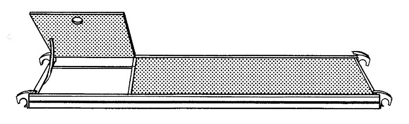 HYMER Bühne mit Durchstiegsklappe 677124 / Länge: 2,45 m HYMER Bühne mit Durchstiegsklappe 677124 / Länge: 2,45 m