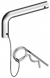 Layher Geländersicherung für Alu-Steg 600 faltbar Layher Geländersicherung für Alu-Steg 600 faltbar