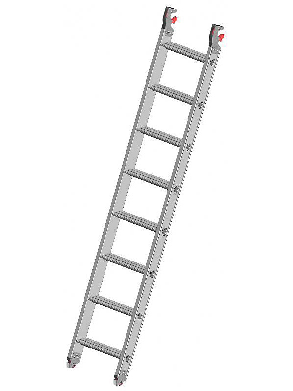 Layher Stufenleiter zum Einhängen Länge 2,20 m 1314.108